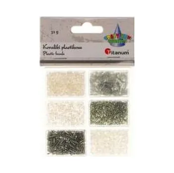 Set školních potřeb Koraliki plastikowe 6 rozmiarów 32g