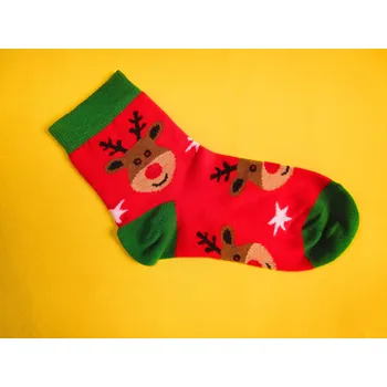 Trepon, ČR Vánoční ponožky Andrej Barva: červená, Velikost: 13-15 (19-22)