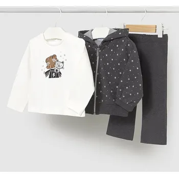 Dívčí oblečení Dívčí 3 dílný teplákový set kočka Mayoral 2842 Velikost: 2 roky (92 cm)