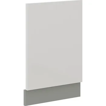 Kuchyňská skříňka Dvířka na myčku s předním ovládacím panele, šíře 45 cm Bílý lesk