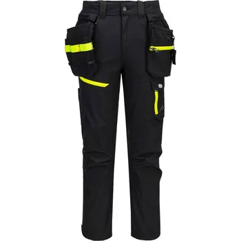 montérky PORTWEST Kalhoty EV446 do pasu, odnímatelné kapsy POR-EV446BKS42 Černá 42 Zkrácené na výšku 173 cm