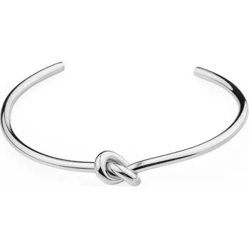 Náramek franco bene Zapletený náramek - stříbrný | 956