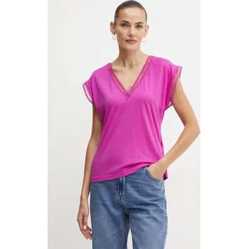 Pánské oblečení Tričko Morgan DOYAL růžová 43X, vel. XS