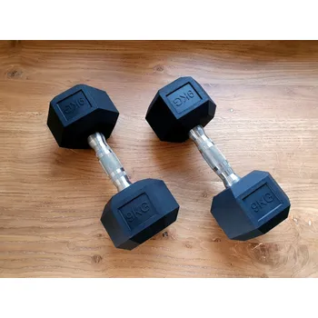 jednoruční činky 2x9kg HEXA