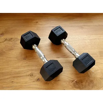 jednoruční činky 2x4kg HEXA