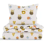 Francouzské bavlněné povlečení Renforcé – Čmelák od medu