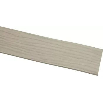 Štít ke kolejničkám jasan bílý 5cm (Kryt přední ke kolejničkám)