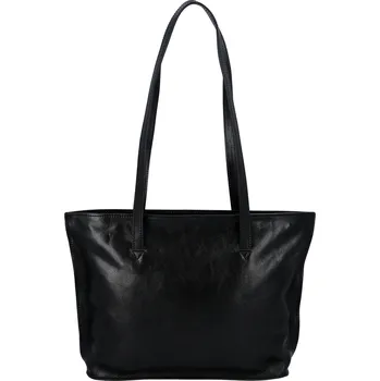 Kabelka Stylová a praktická dámská kožená taška Josette, černá