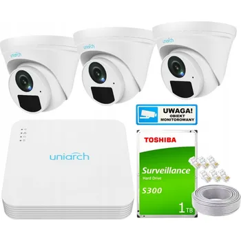 IP kamera Monitorovací sada Hikvision IPC-T122-APF28-KIT4 UNIARCH