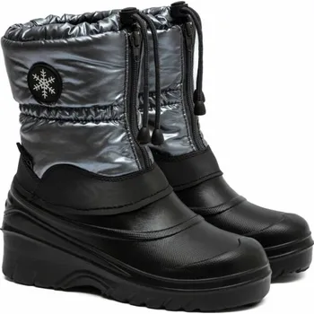 Dámská zimní obuv Dámské sněhule Oldcom FLAKE 41/42 Černá, Šedá