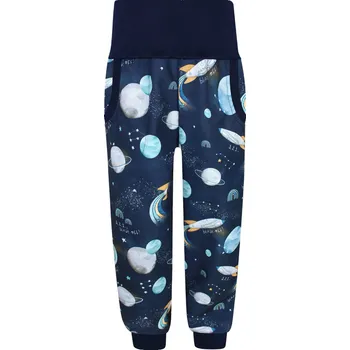 Dívčí kalhoty V-Mart, Pružné letní softshellové kalhoty Vesmír 110