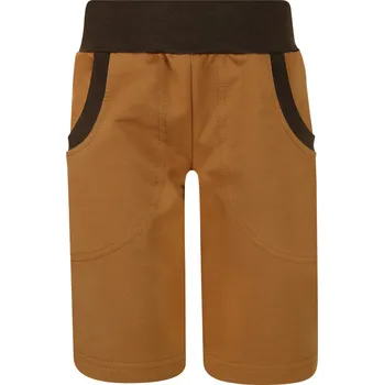 Chlapecké kraťasy V-Mart, Chlapecké hnědé bermudy (s gumou v pase) 86/92