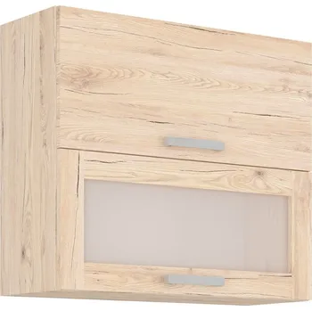 Šatní skříň Dvouvýklopná skříň, šíře 80 cm - prosklená