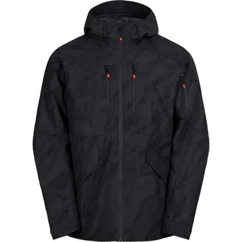 Pánská lyžařská/snowboardová bunda FUNDANGO BAILY ECO L Černá, Červená