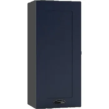 Šatní skříň Jednokřídlá skříň, široká 30 cm šedý grafit Modrá