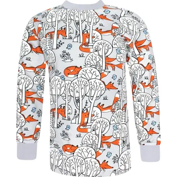 Chlapecké tričko V-Mart, Dětské tričko s dlouhým rukávem Lišky v lese 104