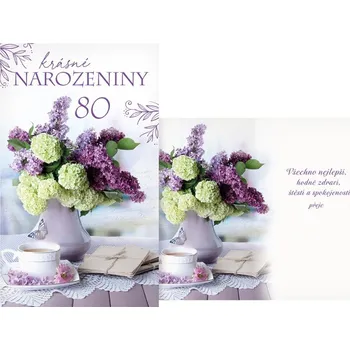 Přání k narozeninám 80 M11-609 T