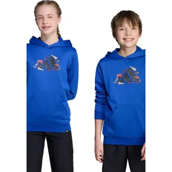 Chlapecká mikina Dětská mikina adidas JV5130 modrá 55X, vel. 128