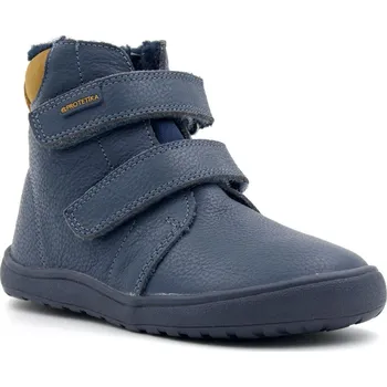 Chlapecká obuv Protetika barefoot dětské zimní boty s membránou Daryk Denim modré Velikost: 32