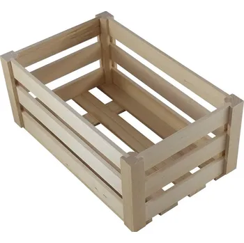 Úložný box Střední dřevěná krabice na ovoce, rozměr 17x27 galanteriadrew