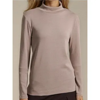 Dámská halenka Sinsay - Halenka s&nbsp;dlouhými rukávy - béžová - 480EU-08J - 480EU-08J-XL