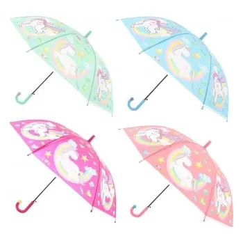 Deštník s jednorožci vystřelovací