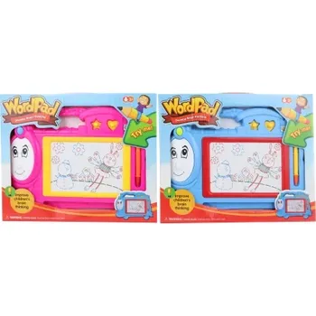 Magnetická kreslící tabulka Kreslící tabulka Mašinka s tužkou a razítky