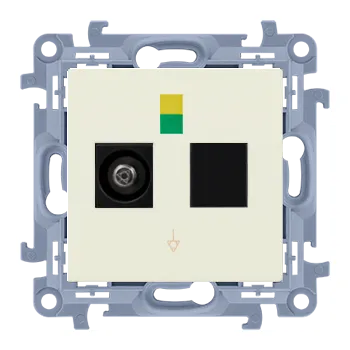 Elektrická zásuvka Zásuvka ekvipotenciální 1 násobná, Simon 10 CGEK1.01/41, krémová