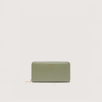 METALLIC SOFT KOŽENÁ PENĚŽENKA COCCINELLE GREENERY 32 AW25