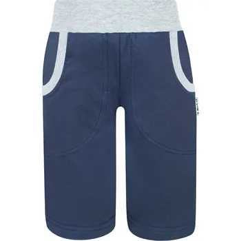 Chlapecké kraťasy V-Mart, Chlapecké modrošedé bermudy (s gumou v pase) 86/92