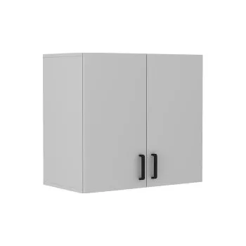 Kuchyňská skříňka Horní závěsná skříňka na šanony Světle šedý Světle šedá