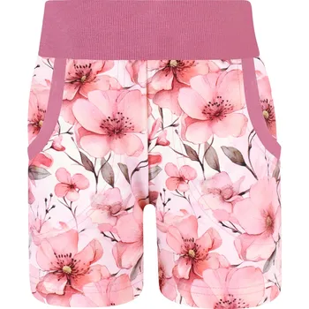 Dívčí kraťasy Dívčí kraťasy Květiny (s gumou v pase) 86/92