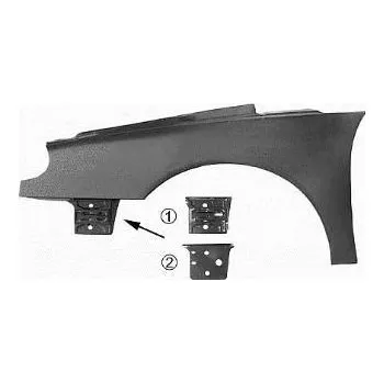 Blatník karosérie VAN WEZEL P přední blatník VAW 4347658