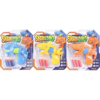 Dětská zbraň LAMPS Pistolka žralok na přísavky