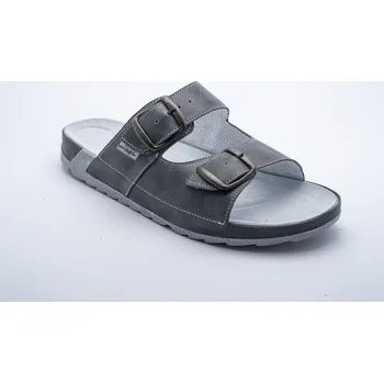 Pánské pantofle MEDISTYLE pánská zdravotní pantofel ERIK Barva: Šedá, Velikost EU: 43