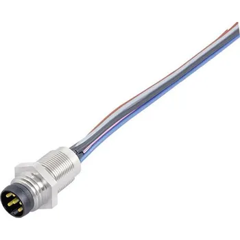 binder vestavný zástrčkový konektor pro senzory - aktory, 09-3391-00-04, piny: 4, 1 ks