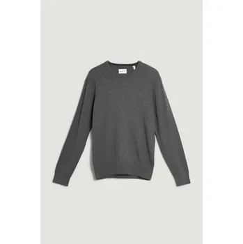 Pánský svetr SVETR GANT COTTON CASHMERE C-NECK CHARCOAL MELANGE