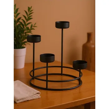 Svícen Sinsay - Kovový svícen - černá - 227GM-99X - 227GM-99X-ONE