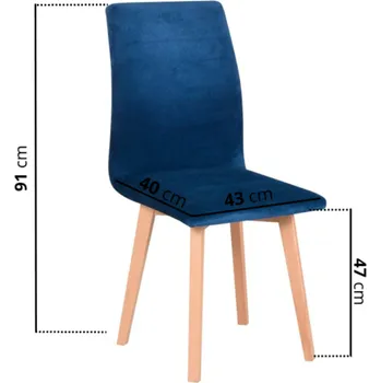 Jídelní židle LUNA 2 Ořech 30B