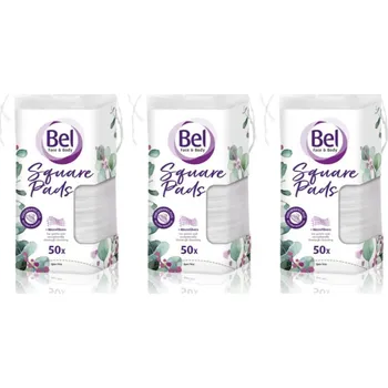 Kosmetický tampón Bel Face & Body Square Pads odličovací tampony výhodné balení 3x50 ks