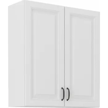 Šatní skříň Dvoukřídlá skříň, šíře 80 cm, výška 90 cm Bílý Bílý mat