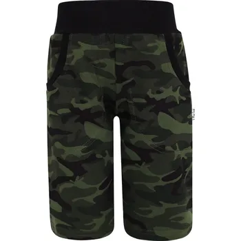 Chlapecké kraťasy Chlapecké maskáčové bermudy (s gumou v pase) 110/116