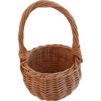 Košík na pečivo Wiker Proutěný koš bolerko malý kulatý průměr 11 cm Wik