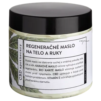 Tělový krém Organické regenerační máslo na tělo i ruce 200ml CBD apothecary
