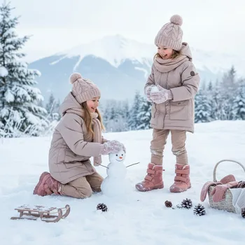 Dívčí tenisky Protetika - zimné topánky s membránou PRO-TEX KERT old pink - zateplené Veľkosť: 20