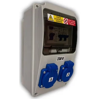 Rozvaděč RZP 66000.20000CH zásuvková kombinace zapojená