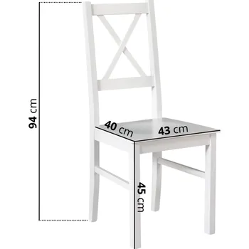 Jídelní židle NILO 10D Sonoma Kaštan