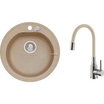 Granitový dřez SET Alveus NIAGARA 10 MINTAS BRS G55 Beige (béžová)