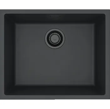 Granitový dřez Granitový dřez Alveus OMNI 30 Černá matná s černou výpustí
