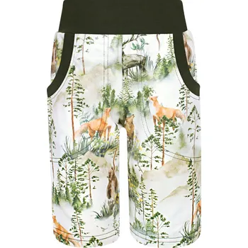 Chlapecké kraťasy V-Mart, Bermudy Lesní zvířata 122/128